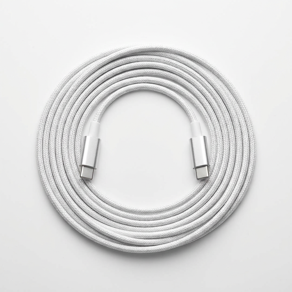 Кабель USB-C — USB-C 1м для iPhone 16 серия (iPhone 16, iPhone 16 Plus, iPhone 16 Pro, iPhone 16 Pro Max)